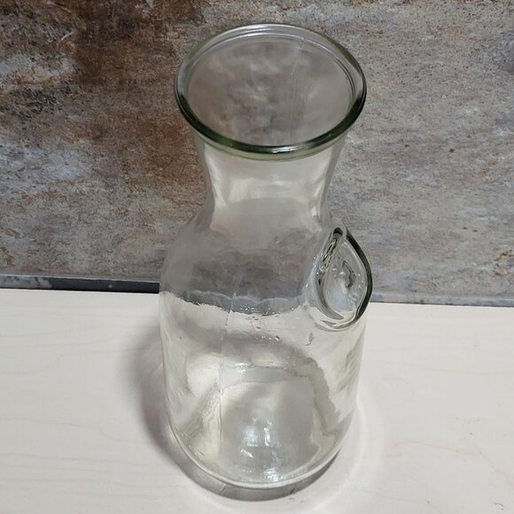 VTG Embossed Paul Masson Since 1852 Glass Milk Bottle Carafe Decanter Vase 10" N - Picture 10 of 11